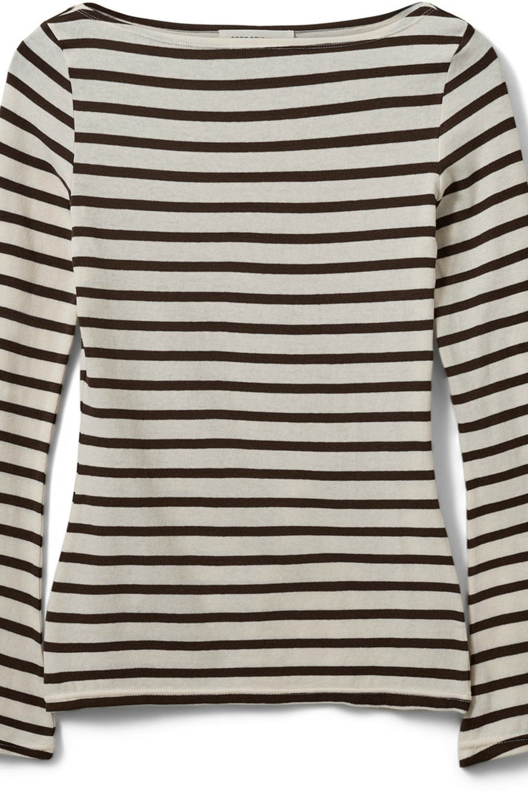 Sofie schnoor women - T-shirt - Brown Striped - Cecesw