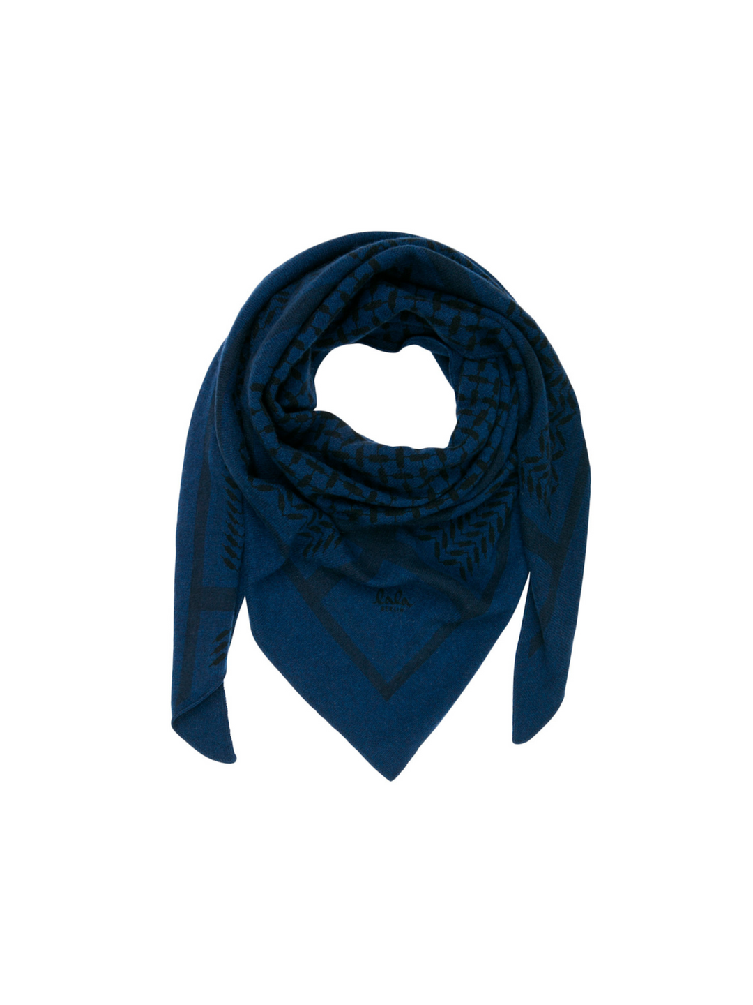 Lala Berlin - Cashmere tørklæde - Inchiostro - Trinity Classic M - sss - Stilkompagniet.dk