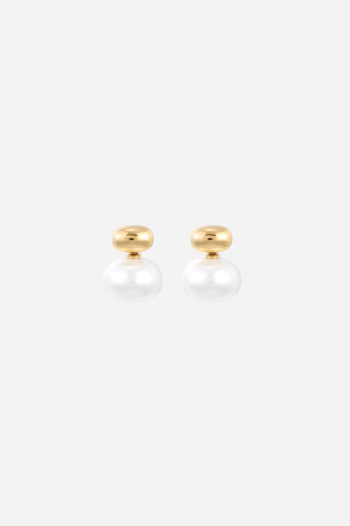 Nine - Sole pearl Earrings - Stilkompagniet.dk
