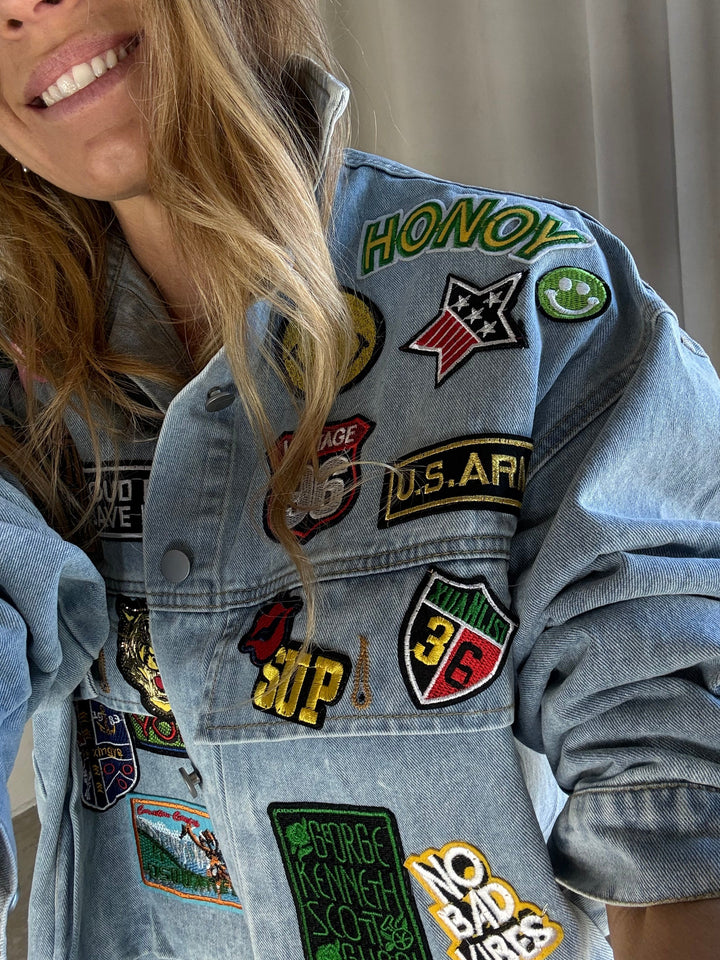 Sassy Copenhagen - Jakke - Oversize Denim blue - Alba