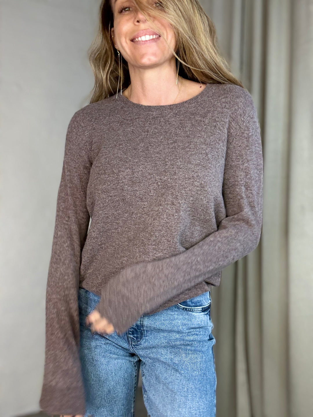 Andcopenhagen - Classic Cashmere - 80% cashmere strik - Dark coffee - Stilkompagniet.dk