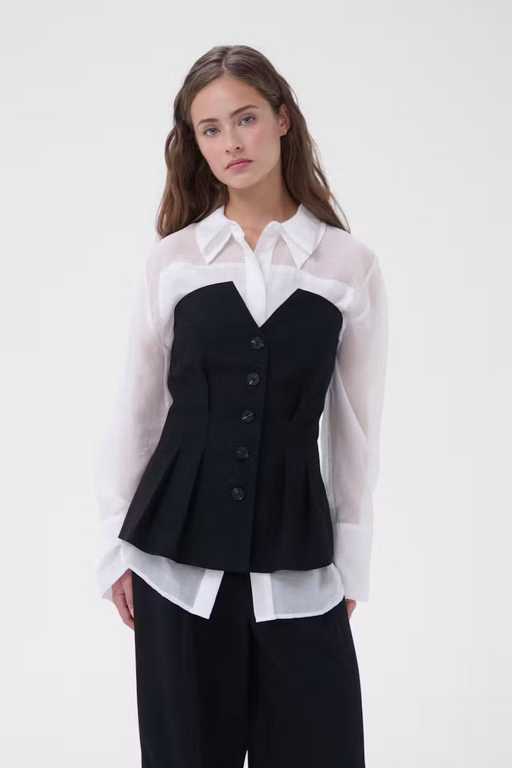 My Essential Wardrobe - Vest/Top - Sort - Evelina