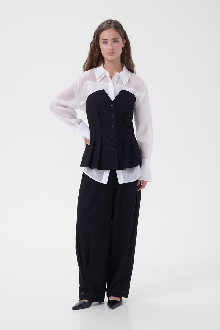 My Essential Wardrobe - Vest/Top - Sort - Evelina