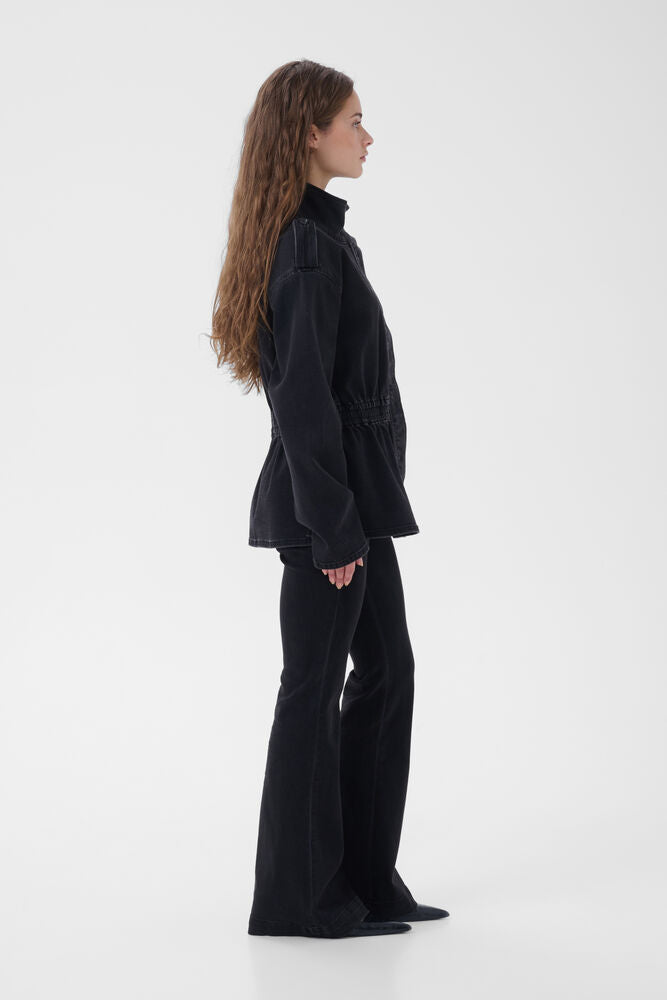 My Essential Wardrobe - Bootcut Jeans - Sort - Ayo