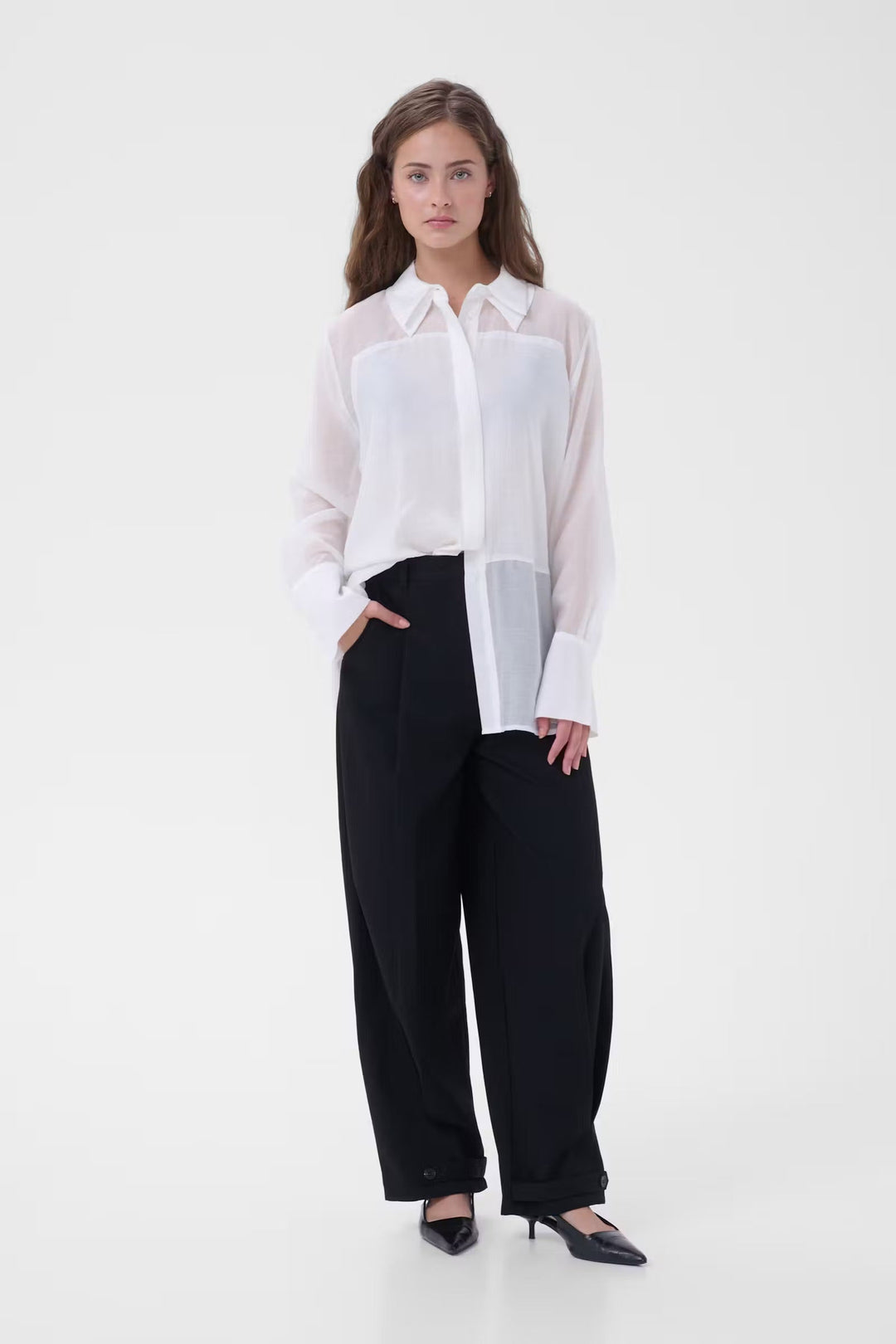 My Essential Wardrobe - Skjorte - Hvid - Smilla