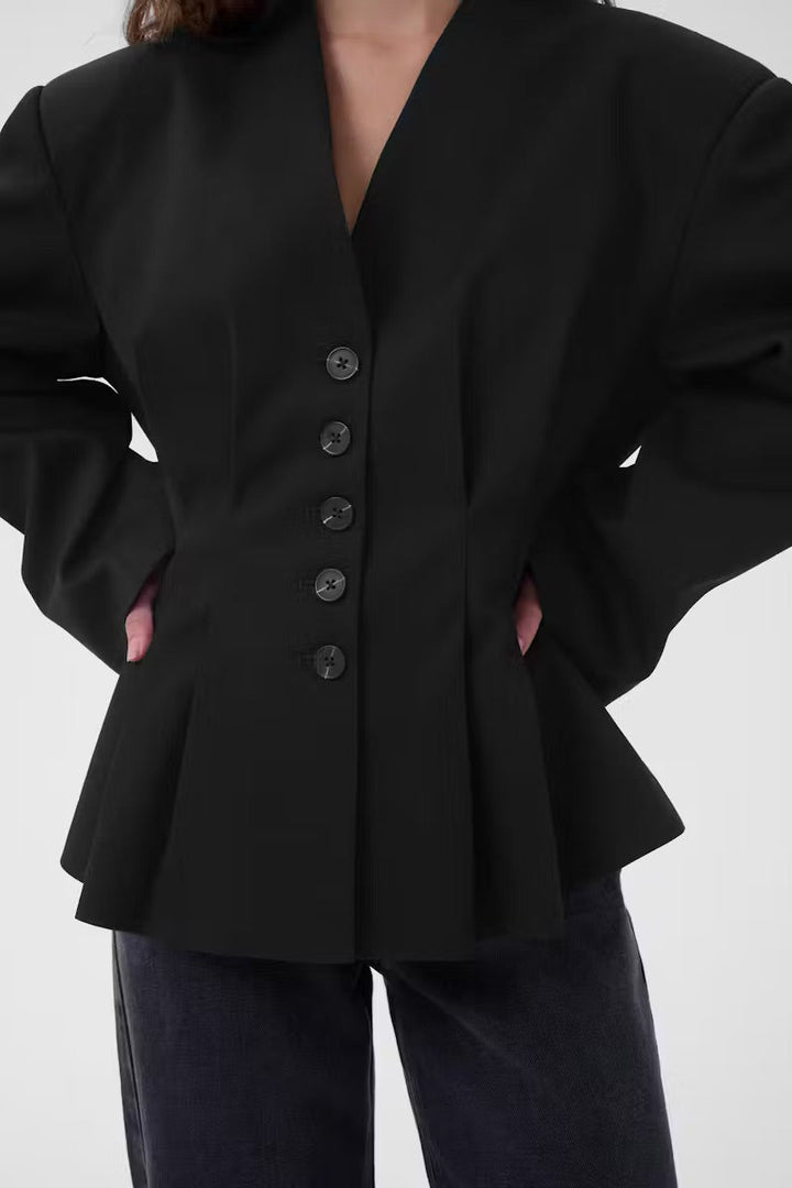 My Essential Wardrobe - Blazer - Sort - Evelina