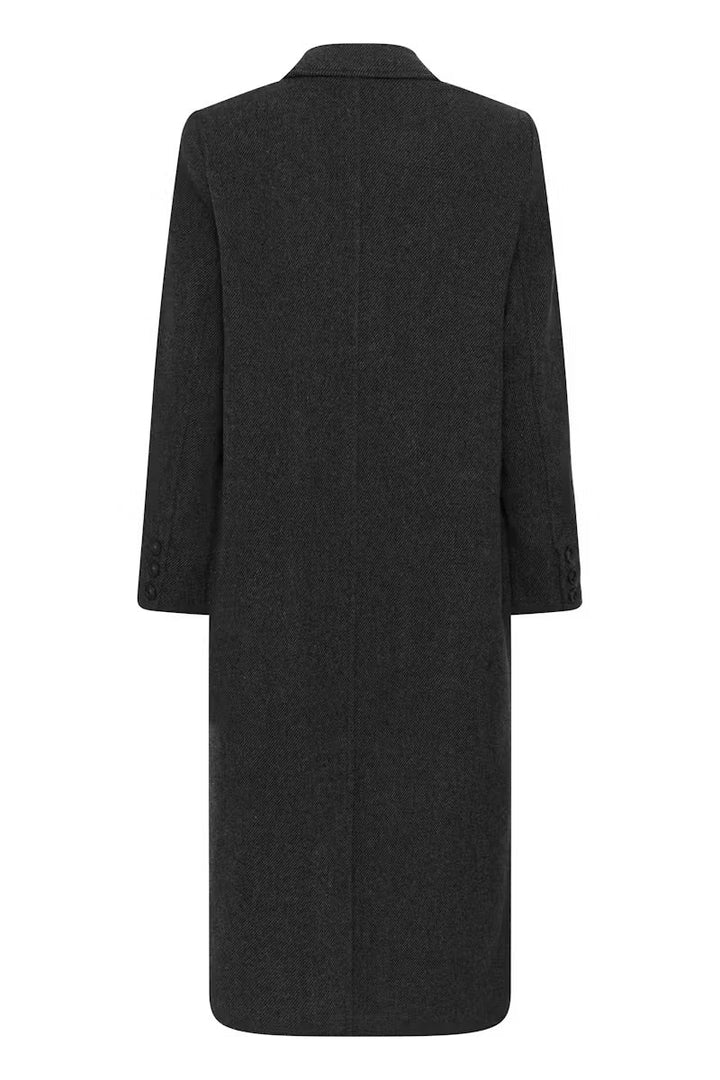 My Essential Wardrobe - Frakke - Dark Grey Melange - Frannie