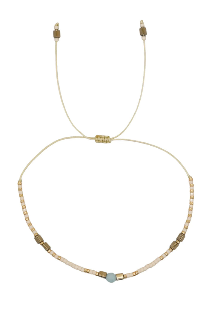 Andcopenhagen - Perlearmbånd - Pink blush/Gold - Holly - Stilkompagniet.dk