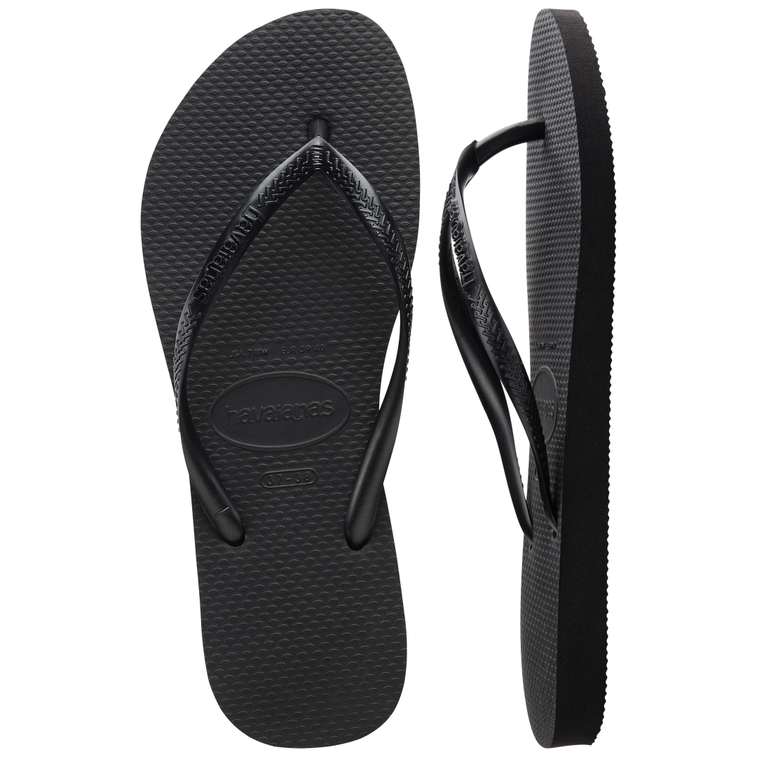 Havaianas - Klipklapper - Black (0090) - Slim sss