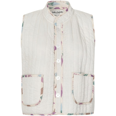 Lollys Laundry - Vest - Creme - CairoLL