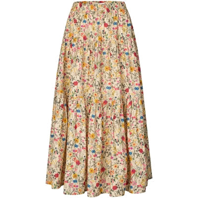 Lollys Laundry - Nederdel - Flower Print - Sunsetll