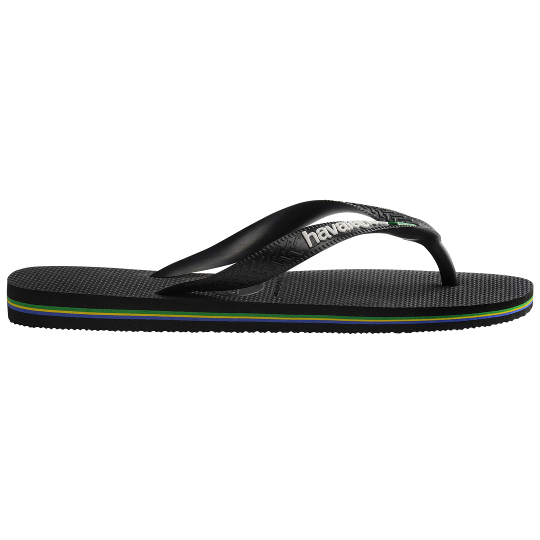 Havaianas - Klipklapper - Black/Black - Brasil Logo FC sss