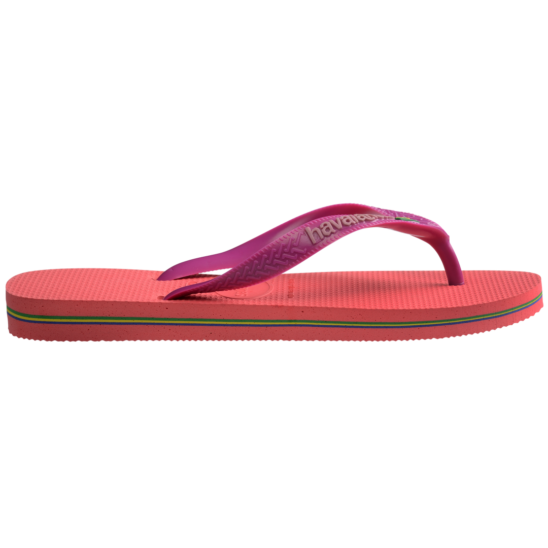 Havaianas - Klipklapper - Coral Pink (4380) - Brasil Logo FC sss