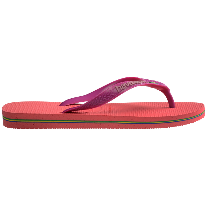 Havaianas - Klipklapper - Coral Pink (4380) - Brasil Logo FC sss