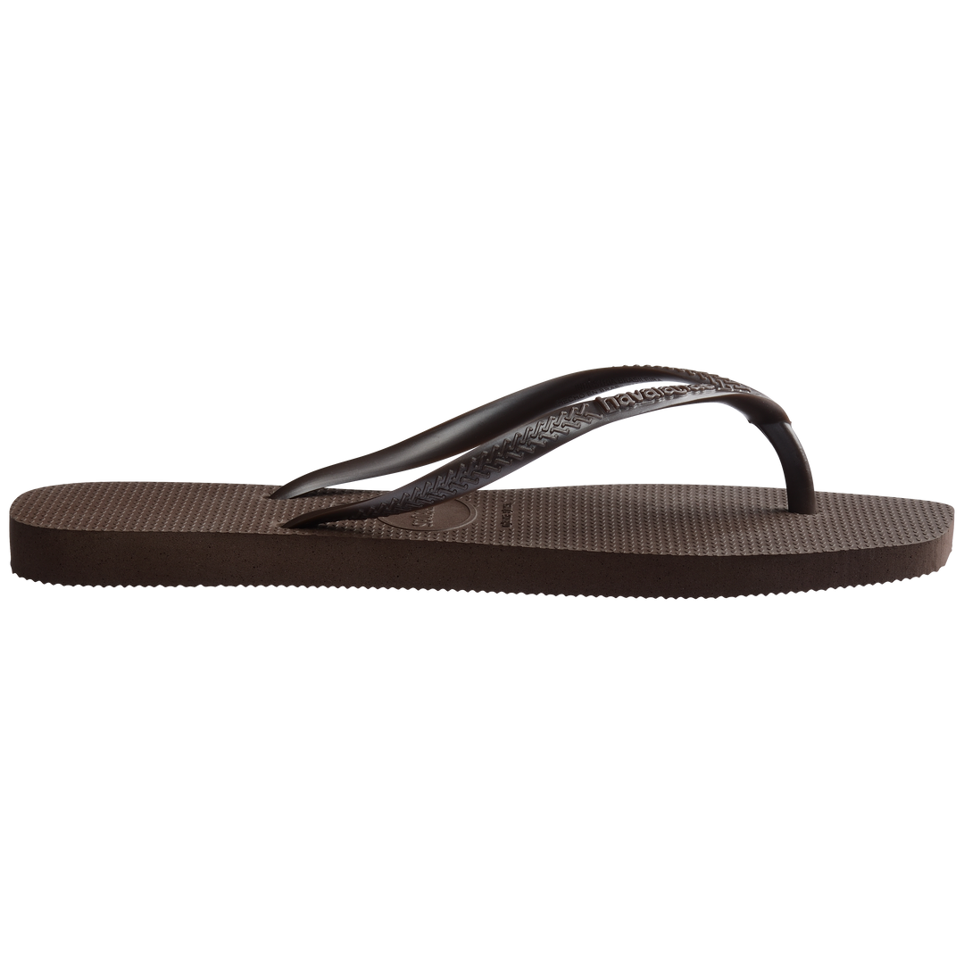 Havaianas - Klipklapper - Dark Brown - Slim Square sss