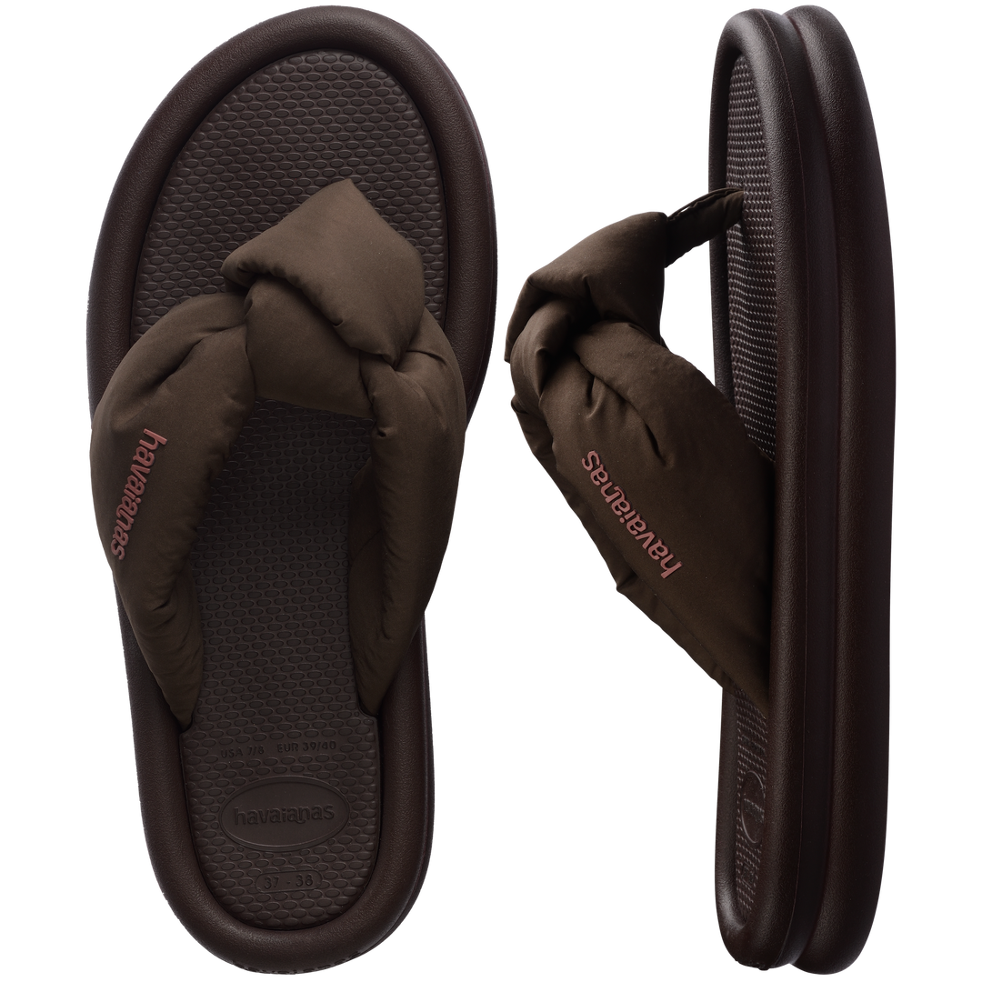 Havainas - Klipklapper - Dark Brown - Over Puffed Up (0727)