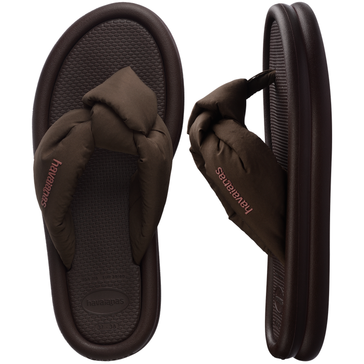 Havainas - Klipklapper - Dark Brown - Over Puffed Up (0727)