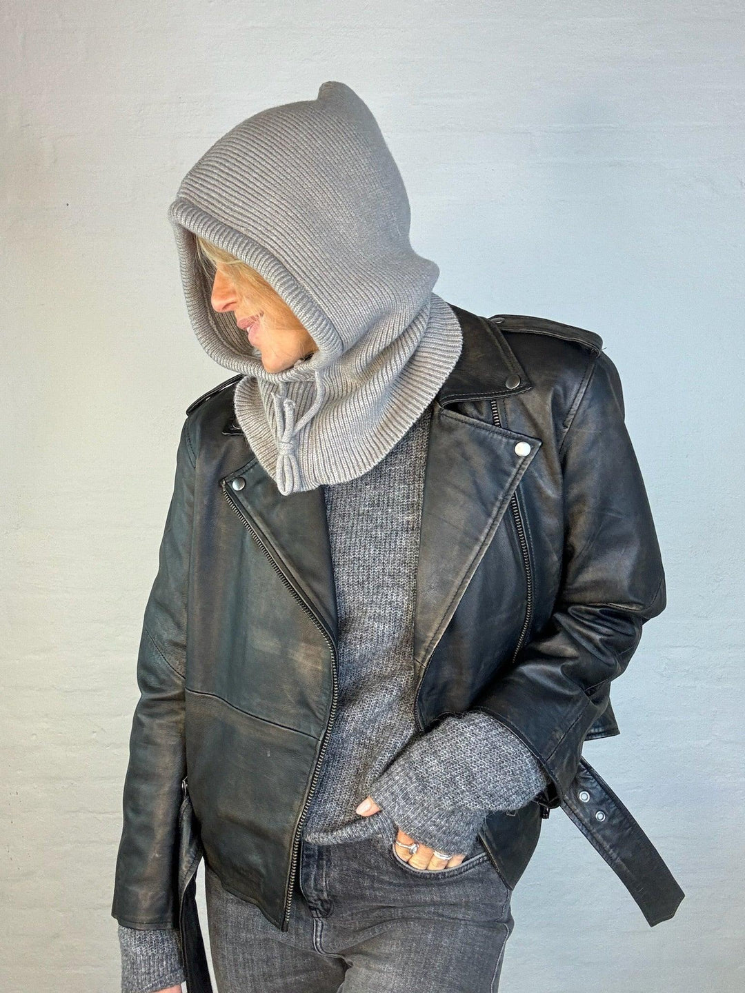 Sassy Copenhagen - Balaclava - Hue - Grey - Mitzy (PREORDER) - Stilkompagniet.dk