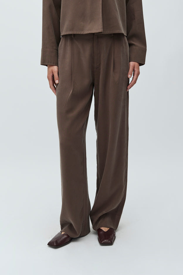 Mbym - Bukser - Chocolate brown - Daniello