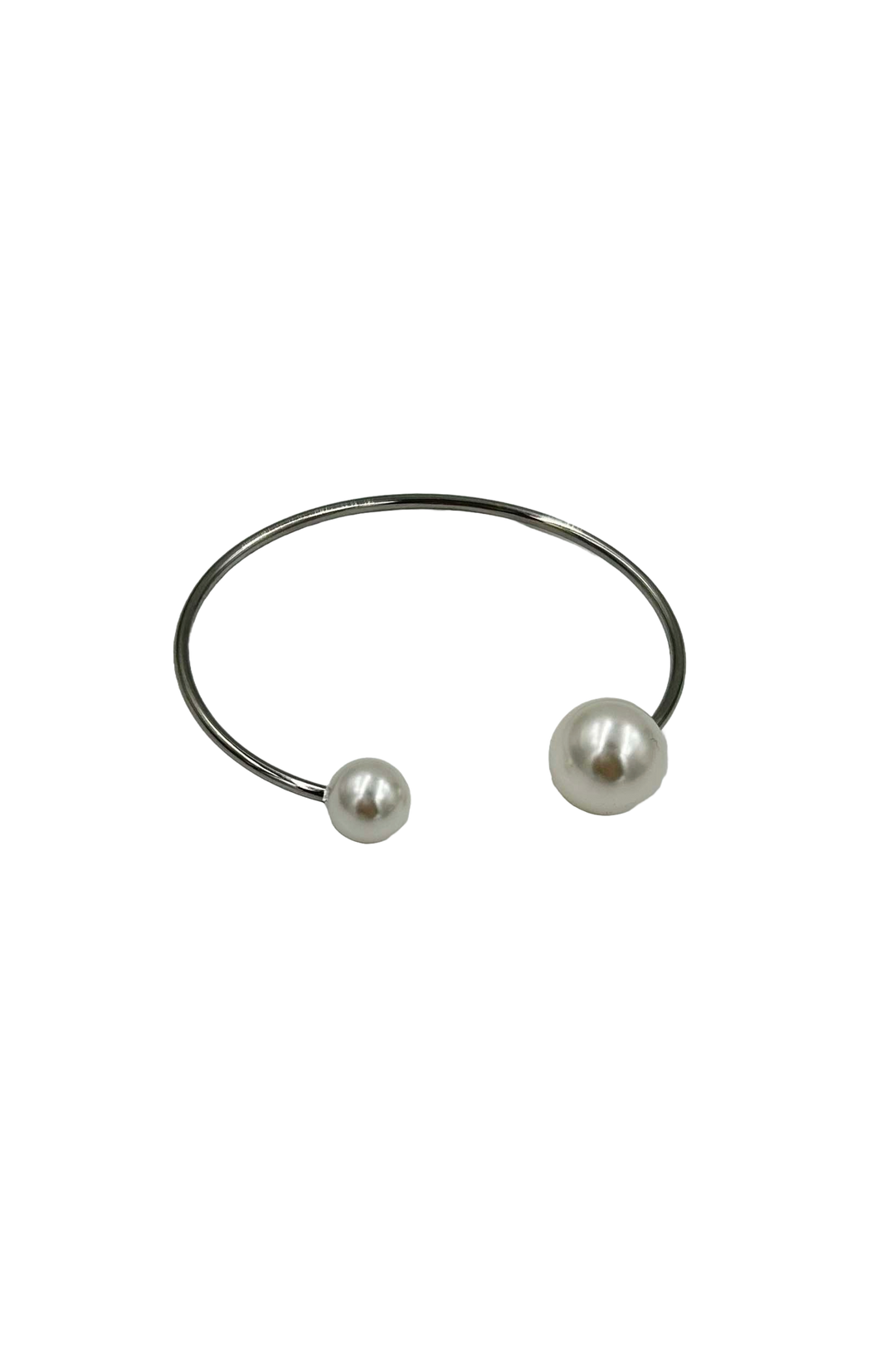 Andcopenhagen - Armbånd - forsølvet stainless steel - Bangle pearl