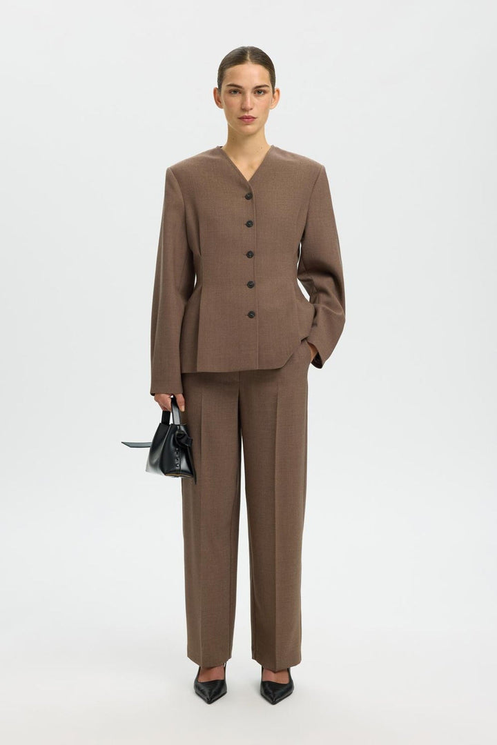 Selected Femme - Blazer - Chocolate Chip - Louise