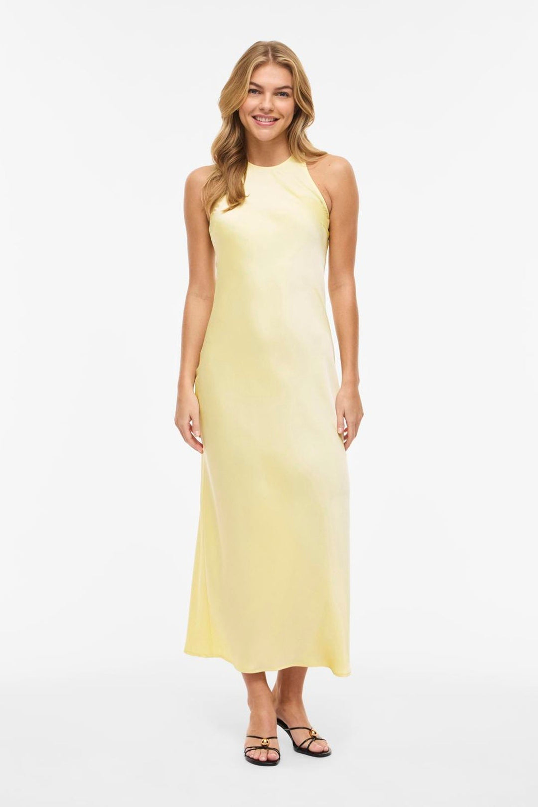 Vila - Kjole - Pastel Yellow - Viravenna