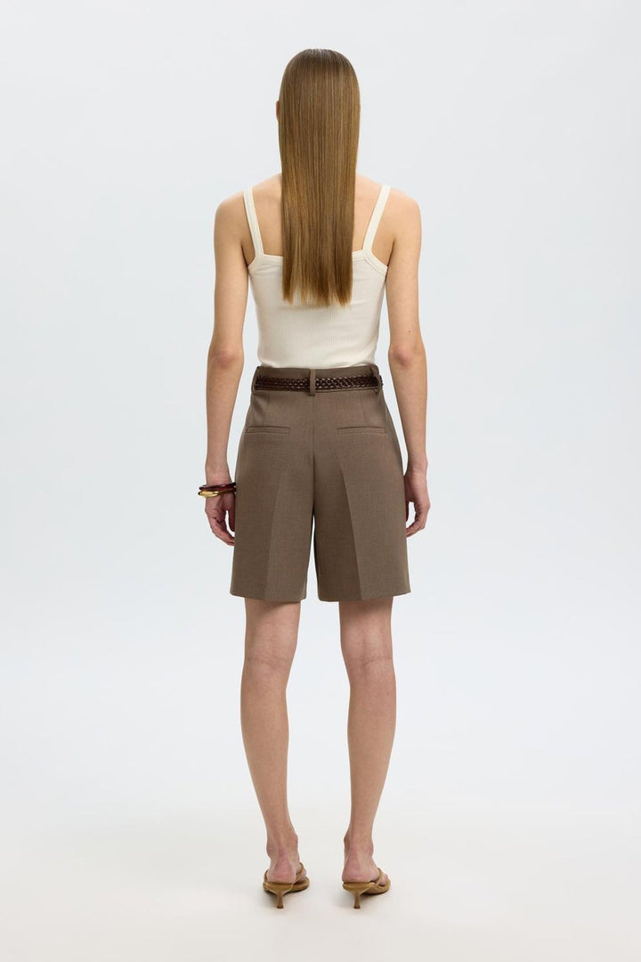 Selected Femme - Shorts - Chocolate Chip - Rita