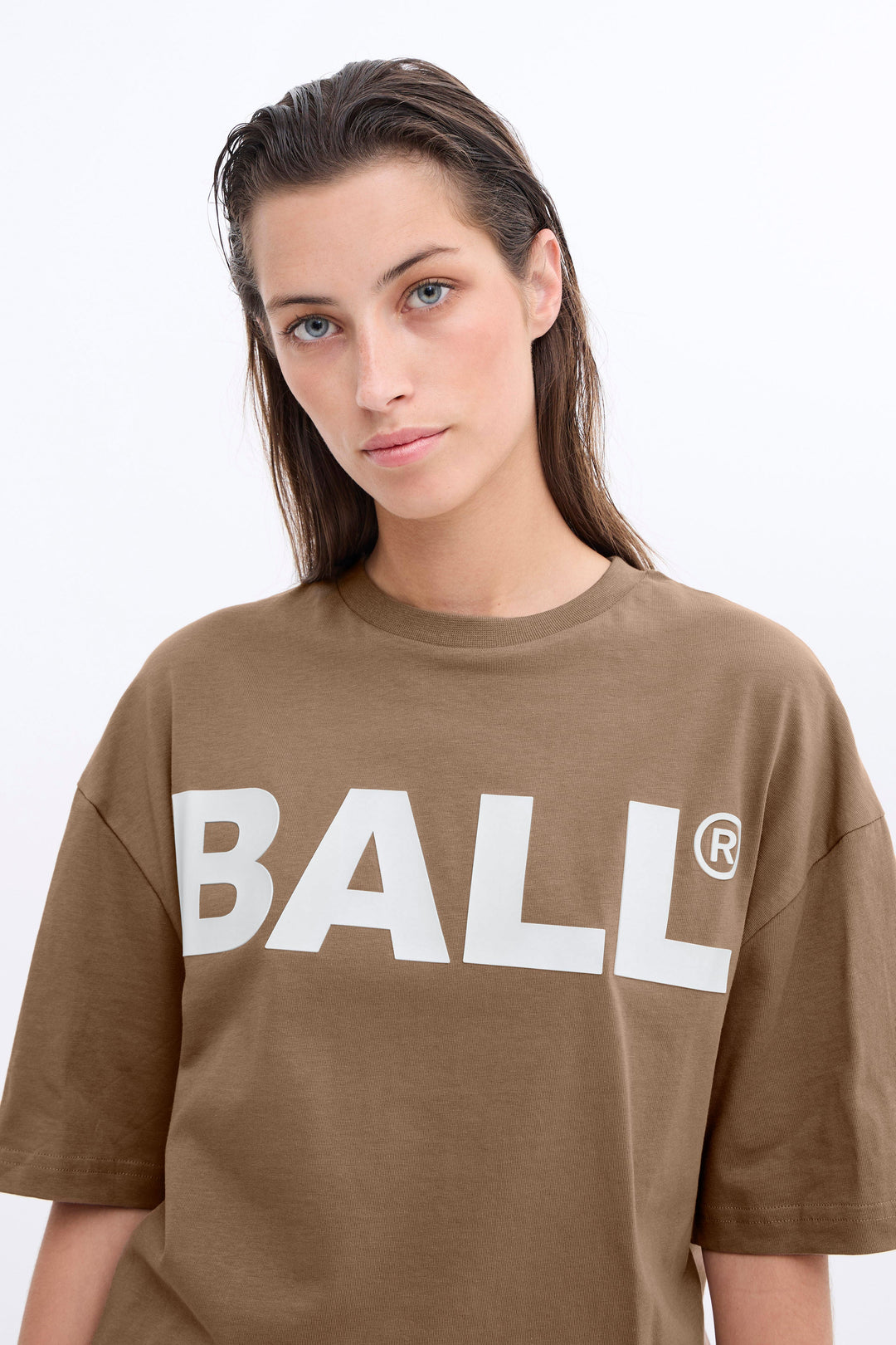 T-shirt - Brown - Ball cph tee - Ball Original