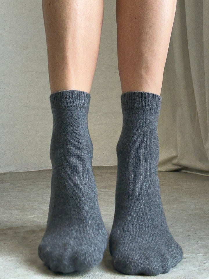 Andcopenhagen - Sokker 100% Cashmere - Grå - Renee