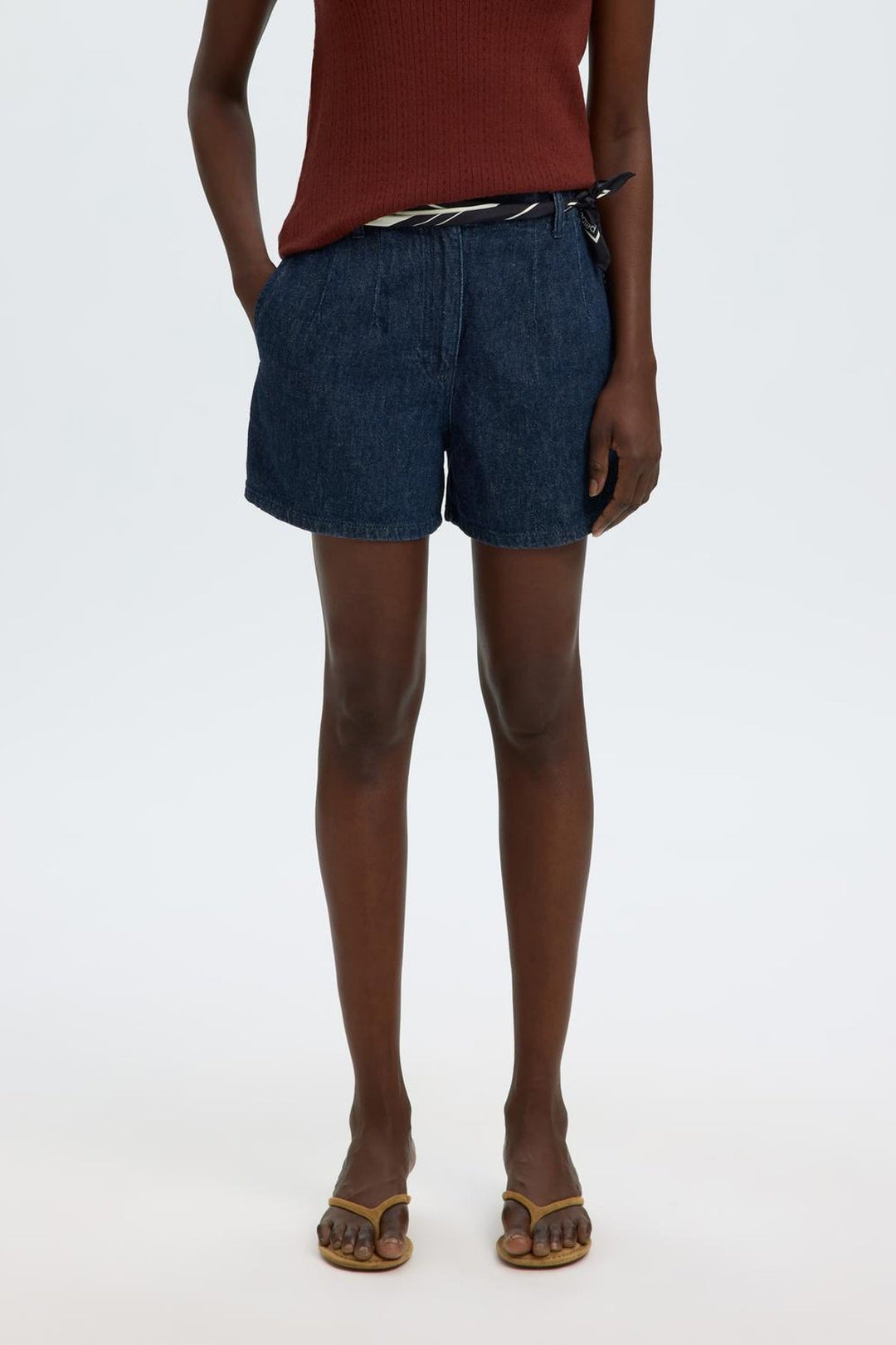 Selected Femme - Shorts - Dark blue denim - Hanny