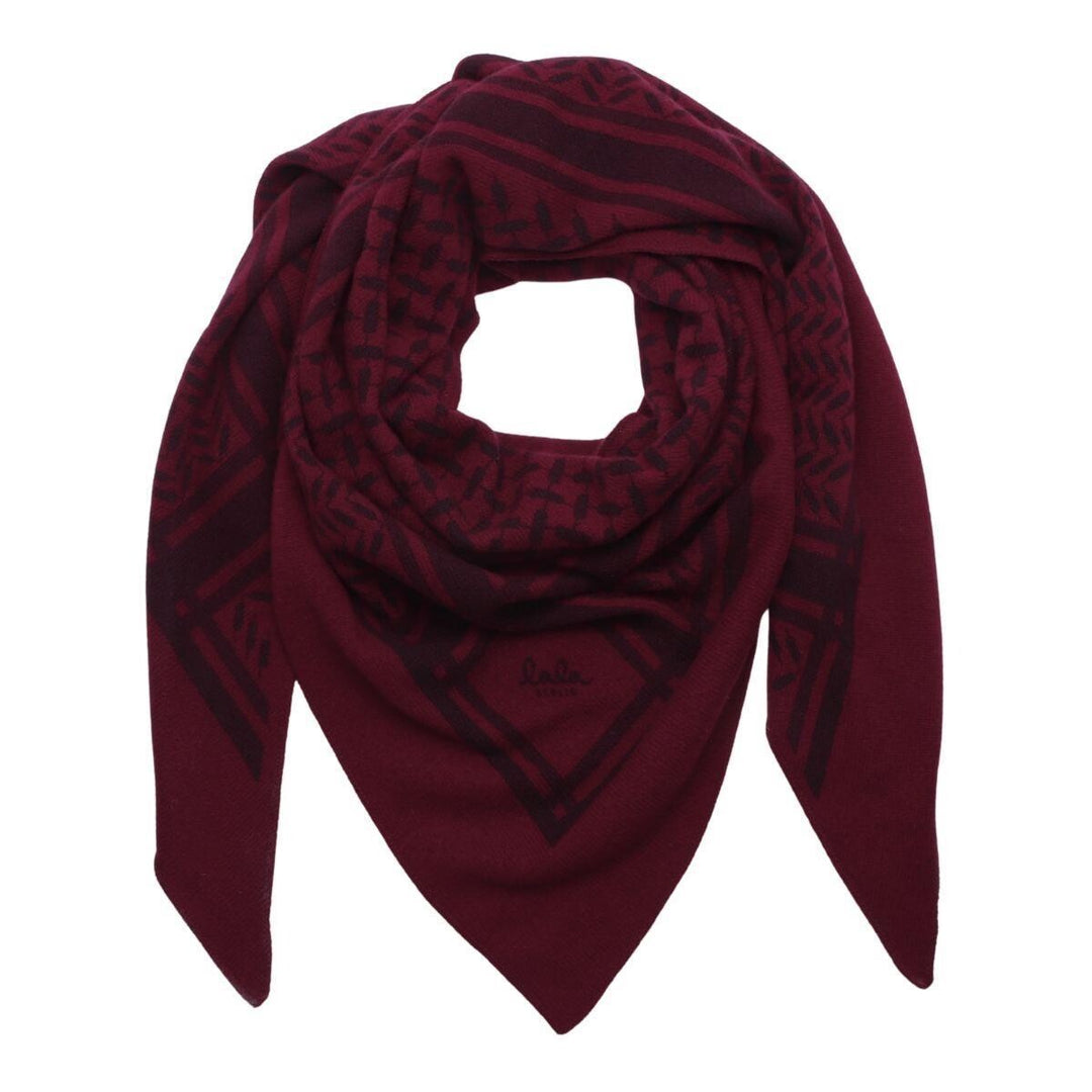 Lala Berlin - Cashmere tørklæde - Bordeaux - Trinity Classic M - sss - Stilkompagniet.dk