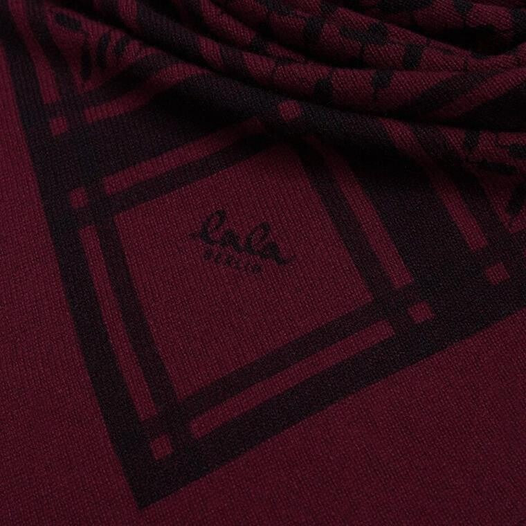 Lala Berlin - Cashmere tørklæde - Bordeaux - Trinity Classic M - sss - Stilkompagniet.dk