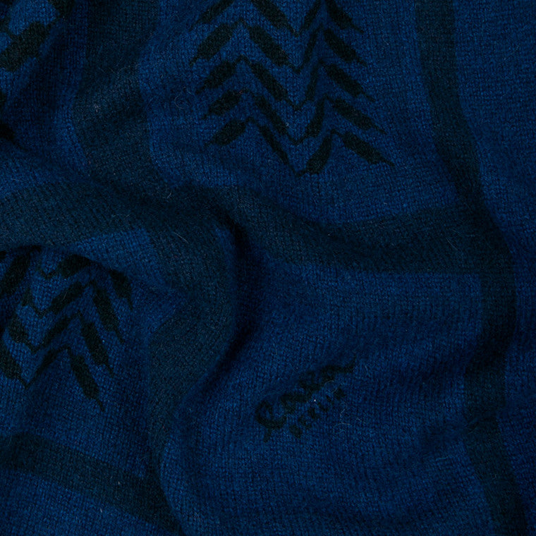 Lala Berlin - Cashmere tørklæde - Inchiostro - Trinity Classic M - sss - Stilkompagniet.dk