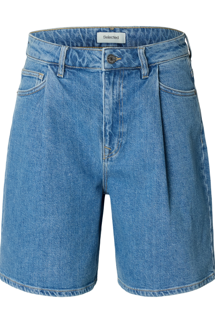Selected Femme - Shorts - Light blue denim - Slfwide Merle