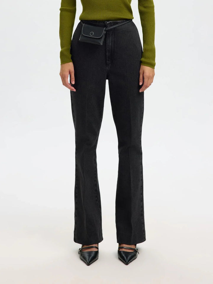 Selected Femme - Jeans - Black Denim - Julie-kori