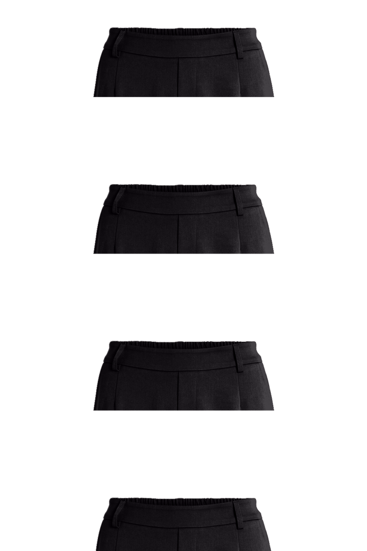 Vila - Bukser - Black - Vivarone Slim