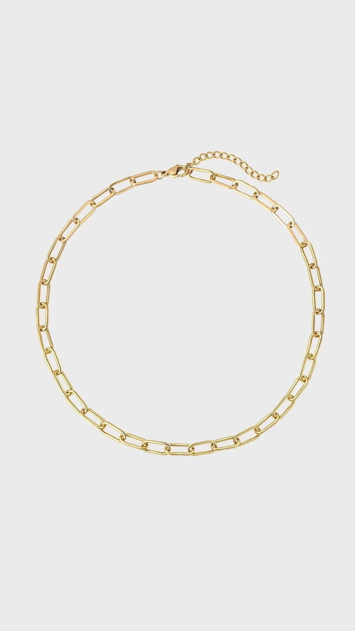 Andcopenhagen Jewelry - Halskæde - 18 karat guldbelagt - Chunky Chain Sanni