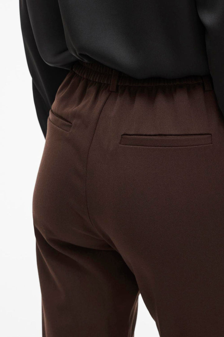 Vila - Bukser - Coffee Bean - Vivarone Slim