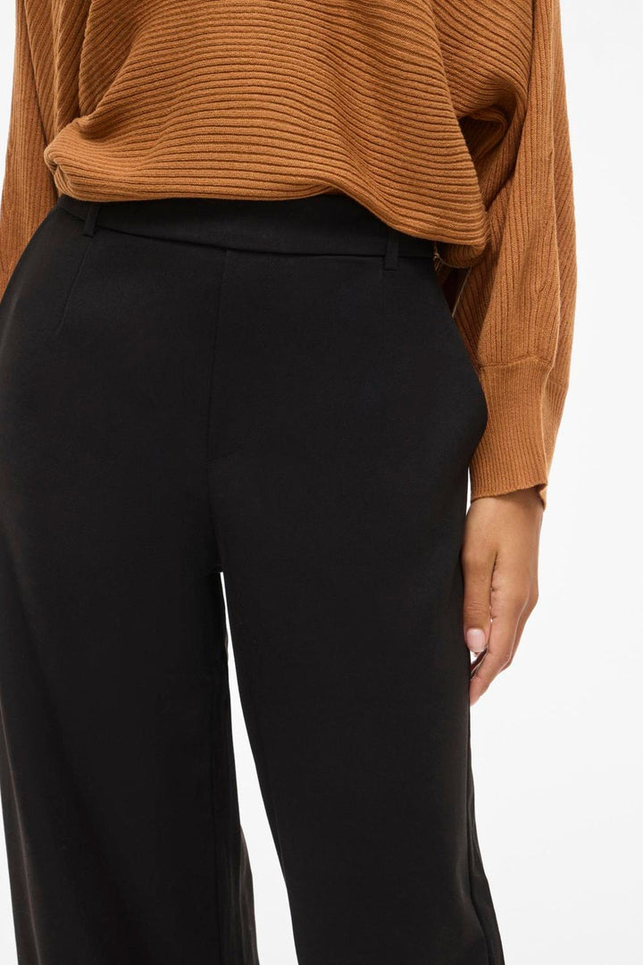 Vila - Bukser - Black - Vivarone Wide