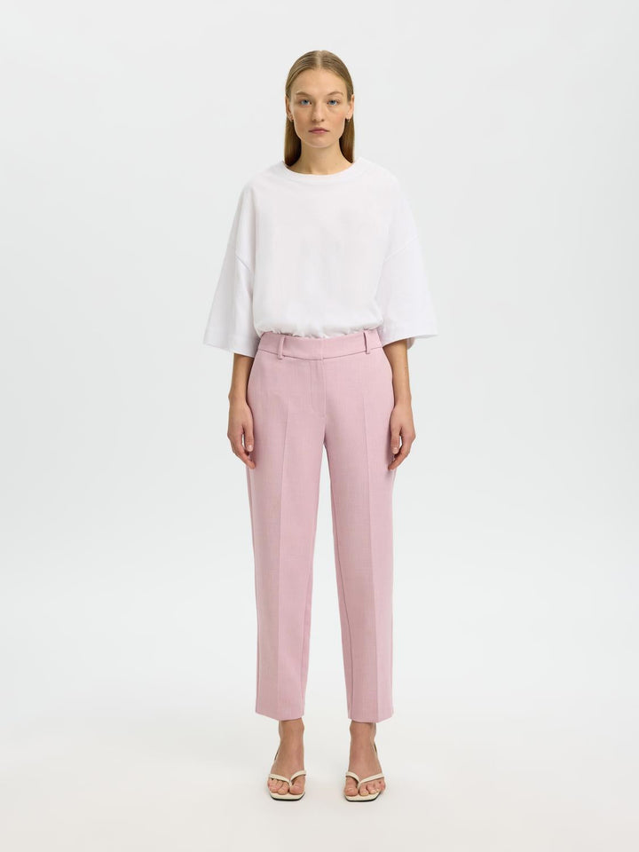 Selected Femme - Bukser - Bleached Mauve - Rita
