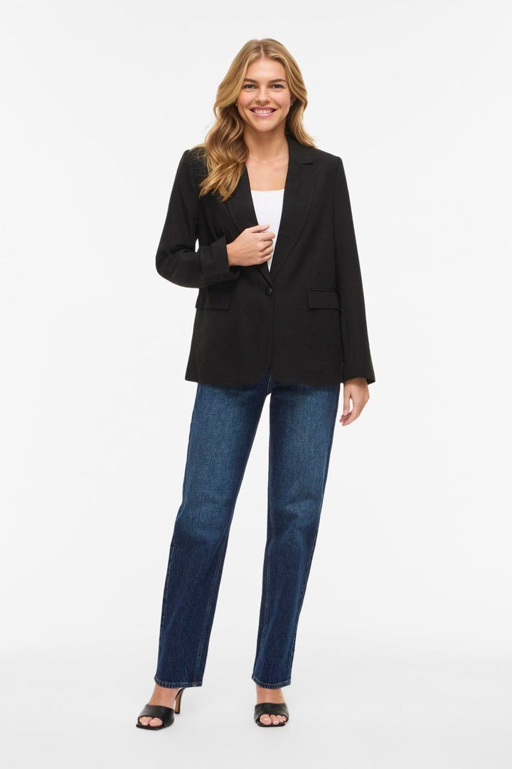 Vila - Blazer - Black beauty - Visiffe