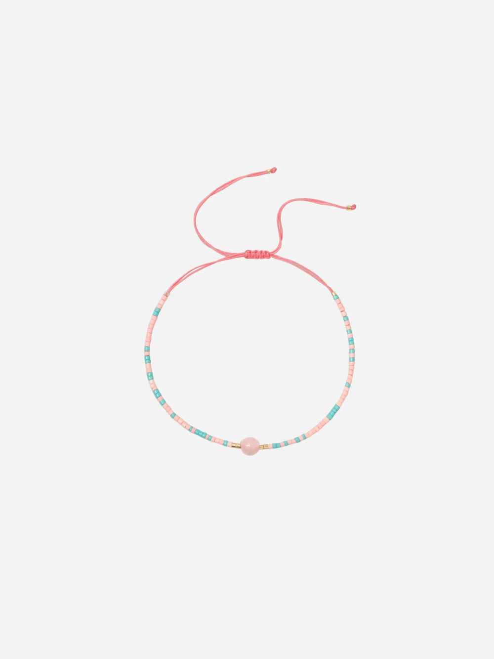 Perlearmbånd - Pink & Light blue - Holly - Andcopenhagen - Stilkompagniet.dk