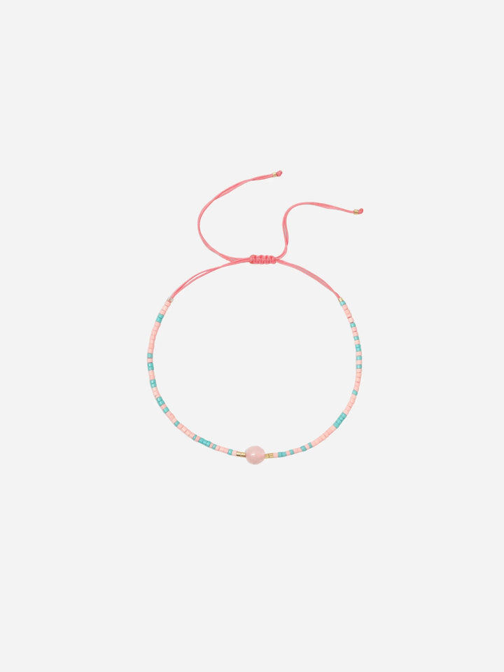 Perlearmbånd - Pink & Light blue - Holly - Andcopenhagen - Stilkompagniet.dk