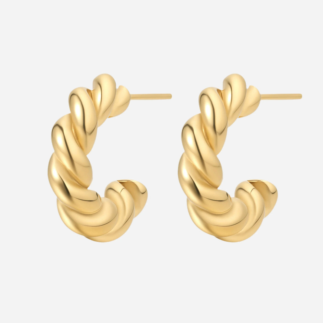 Andcopenhagen - Øreringe - 18 karat guldbelagt - Mila - Stilkompagniet.dk