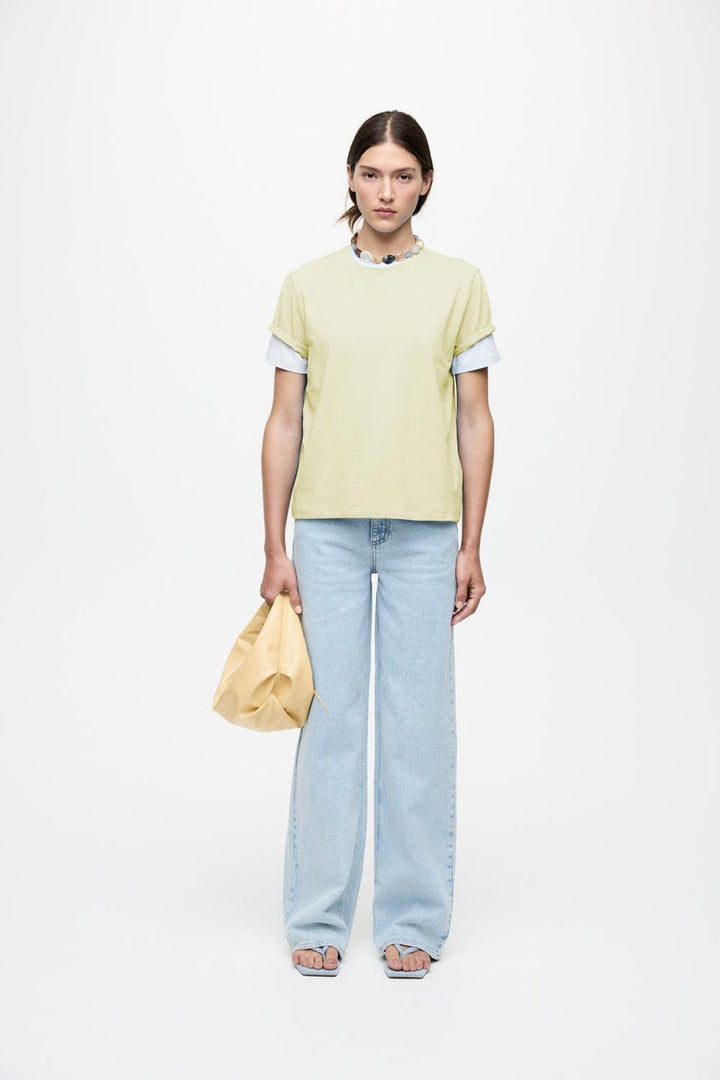 Vila - T-shirt - Pastel Yellow - Vinora
