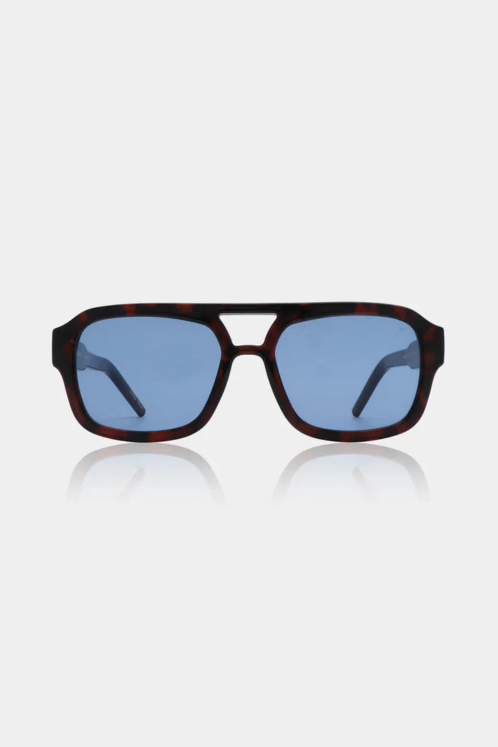 A. Kjærbede - Solbriller - Demi Tortoise (Blue Lens) - Kaya sss