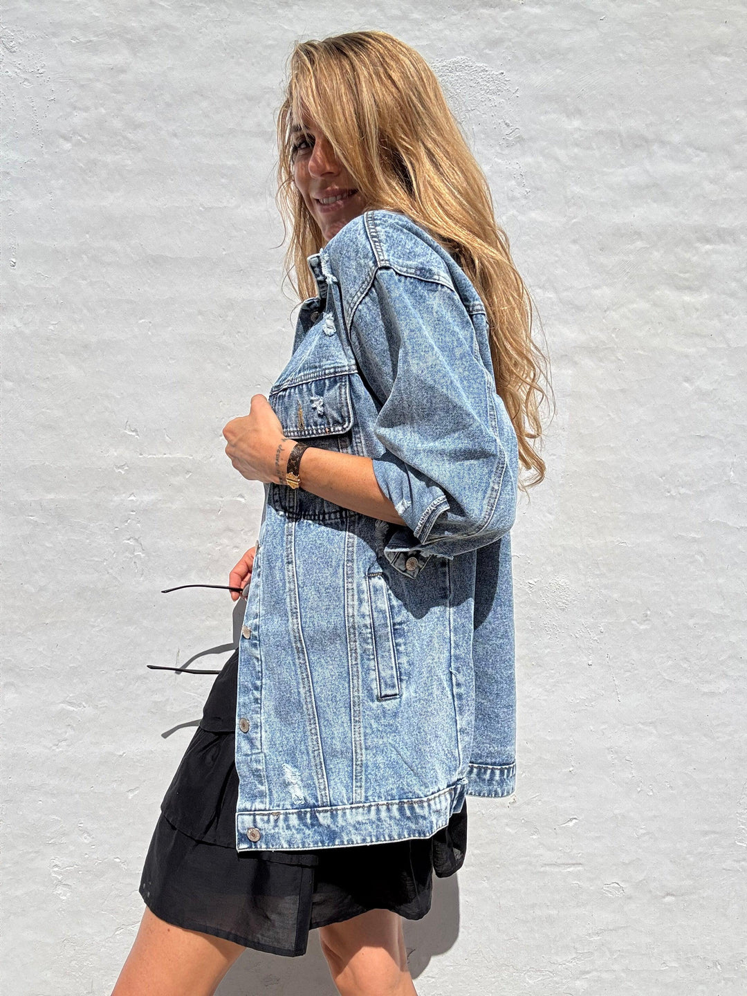 Sassy Copenhagen - Denim jakke - Light blue - Martine - Stilkompagniet.dk