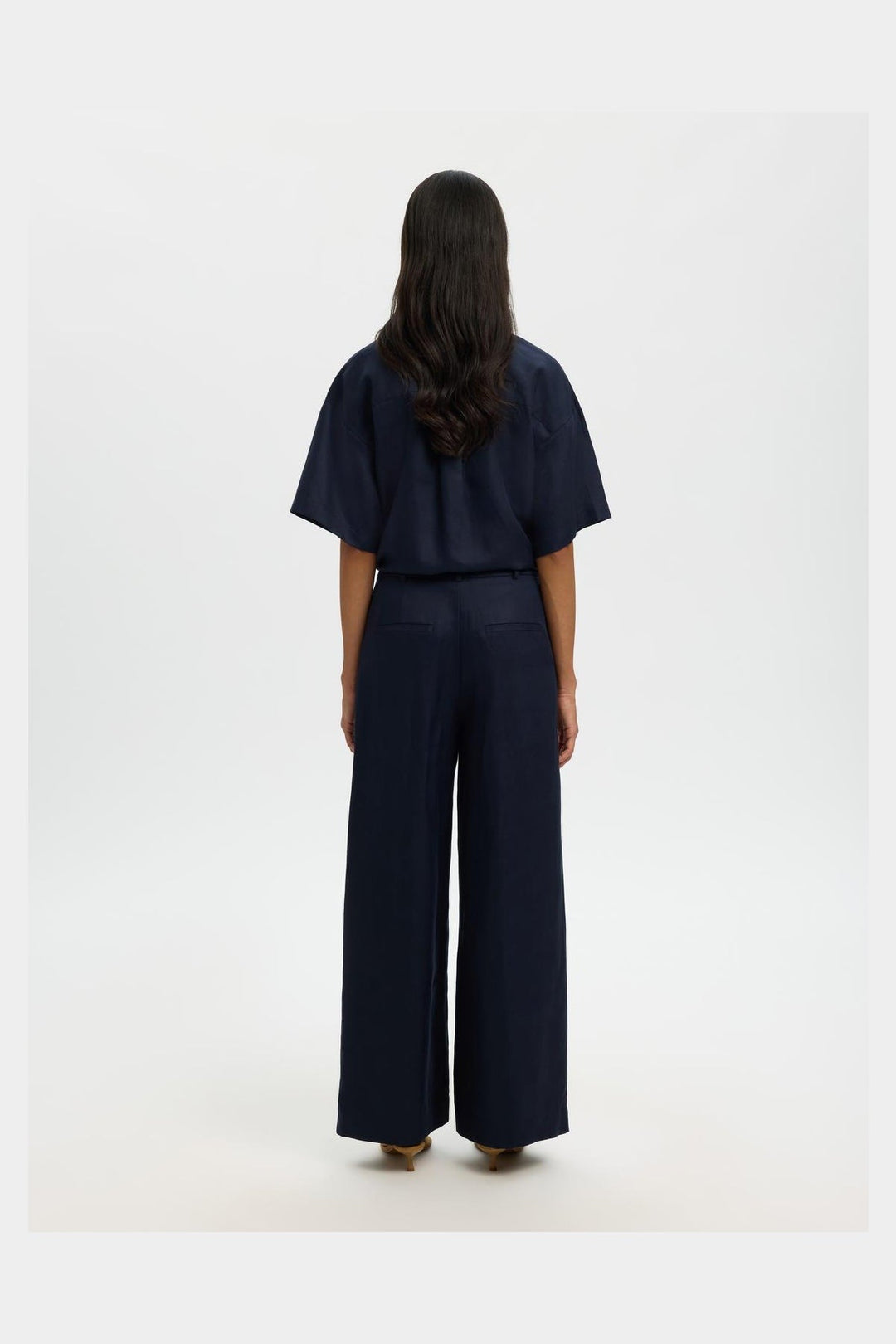 Selected Femme - Bukser - Dark sapphire - Lyra