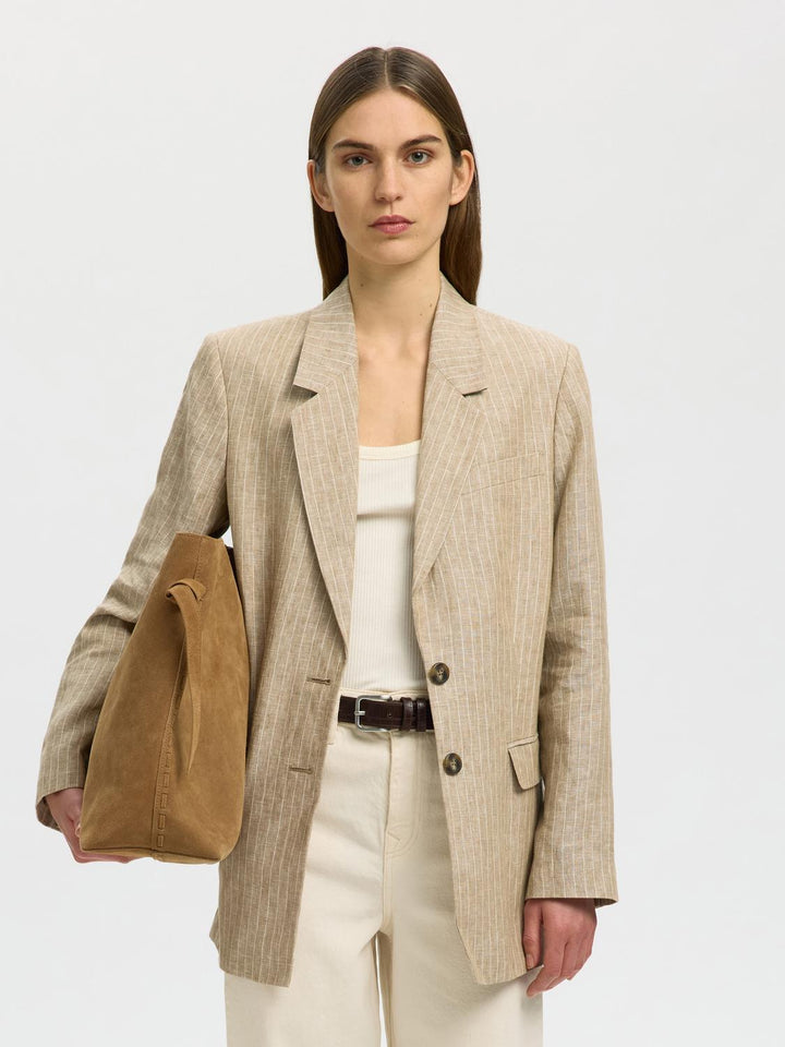 Selected Femme - Taske - Tan - Stella Large