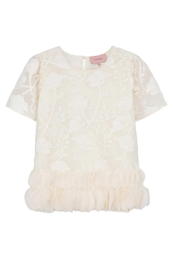 Hunkøn - Hunkøn - Tshirt - Cream - Aiko